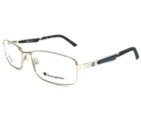 Champion Eyeglasses Frames CU2004 C01 Black Silver Power Flex 54-17-140 - £44.22 GBP