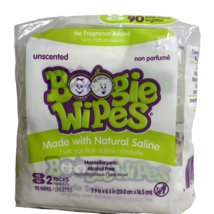 Boogie Wipes Saline Wipes Unscented 2-45 Packs - £11.58 GBP