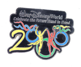 Disney 2000 Celebrate The Future Hand In Hand Dancers W/ Ribbons Resort Pin#2 - £8.65 GBP