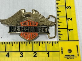 Harley Davidson Belt Buckle 1983 Baron H517 Solid Brass Baron New NOS - £58.72 GBP