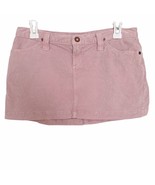 Ag Adriano Goldschmied The Rich Y2K Pink Corduroy Micro Mini Skirt Size 28 - $51.51 CAD