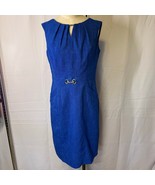 Eileen Tracy Kenya Embellished Woven Sheath Dress Women’s Size 8 - $667.52 MXN