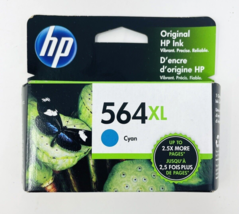 HP Printer Ink 564XL Cyan 564 Cartridge 3/2023 - £7.82 GBP