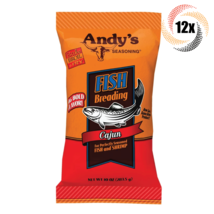 12x Bags Andy's Seasoning Cajun Fish & Shrimp Breading | 10oz | Fast Shipping - £36.92 GBP