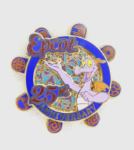 Disney 2007 WDW Passholder Exclusive Epcot 25th Anniversary Spinner LE Pin#57422 - £17.89 GBP