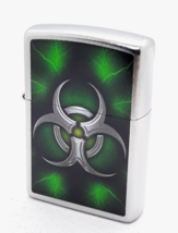 Biohazard Design Zippo Lighter Street Chrome Finish - £23.76 GBP