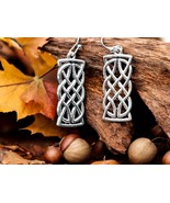 Vintage Boho Silver Dangle Earrings | 1” Retro Fashion Jewelry | Bohemia... - €12,79 EUR