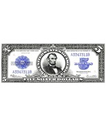 Currency Bank Note Poster - US $20.00 Dollar Silver Certificate (1886) 1... - $371.88 MXN