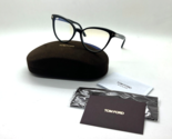 TOM FORD Women&#39;s Eyeglasses TF 5639-B 001 BLACK 54-16-140MM ITALY BLUE B... - $134.71