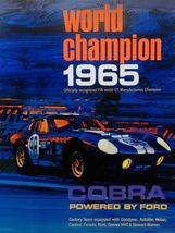 World Champion 1965 Metal Sign - $39.95