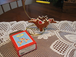 VTG Russ Berrie Holiday Windchimes-Reindeer-#1905-Original Box-Taiwan-1980&#39;s - £7.07 GBP