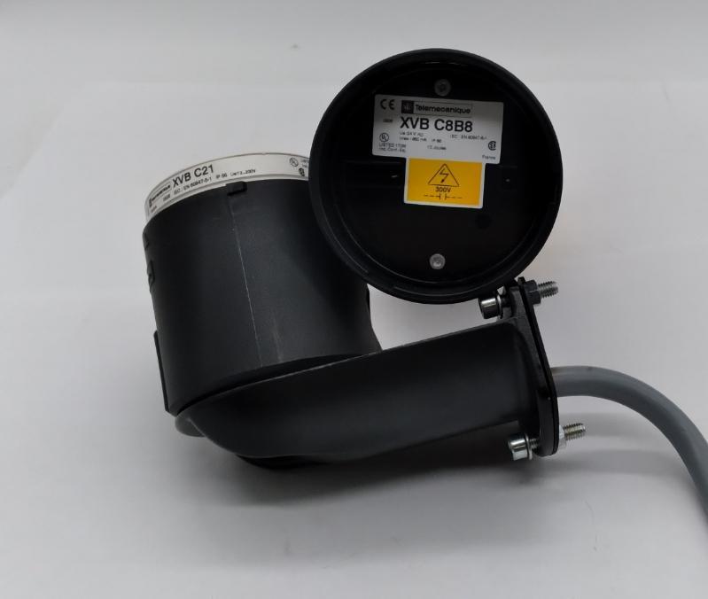Telemecanique XVB C21 Light Tower W/ XVB C8B8 Indicating Bank Lens  - $82.75