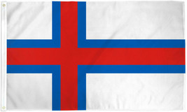 Faroe Island 3x5ft Flag of Faroe Island Faroese Flag 3x5 House Flag 100D - £15.97 GBP
