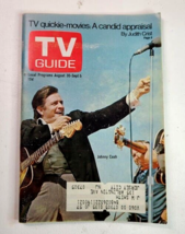 TV Guide Johnny Cash 1969 Aug 30 - Sept 5 NYC Metro - £9.30 GBP