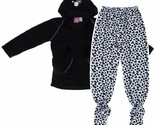 Dalmation Women 2 Piece Footed Pajama PJ With Hood KatNapz Polyester MED... - $23.75