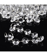 33FT Acrylic Crystal Clear Bead Hanging Garland Chandelier Wedding Decor... - £9.12 GBP