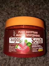 Pure Egyptian magic  super Whitening Strong Sugar Scrub+ strawberry extr... - £24.26 GBP