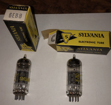 Sylvania 6EB8 Set Of Vintage Electronic Tubes - £4.34 GBP