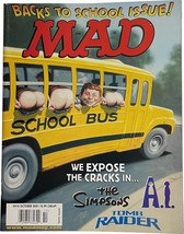 Mad Magazine #410 October 2001, The Simpsons, A. I., Tomb Raider - £7.91 GBP