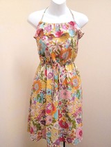 Liberty of London XS Dress Multi Colored Floral Halter Sundress - £19.28 GBP