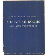 Miniature Rooms Thorne catelog World&#39;s Fair 1940 NY book doll house deco... - £11.05 GBP