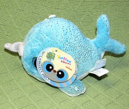 Yoohoo Friends Narwhal With Hang Tags Aurora Plush Naree Stuffed Animal Blue Toy - £5.63 GBP