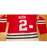 RARE Chicago Blackhawks I OWN THE BLUELINE DUNCAN KEITH Signed Auto JERS... - £311.09 GBP