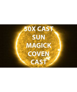 50x HAUNTED COVEN CAST SUN MAGICK HONOR SUCCESS WEALTH PLANETARY Witch Albina - $77.77