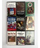Lot of 9 Christmas Themed Cassette Tapes - Various Artists - $16.68 CAD