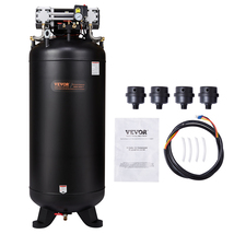 VEVOR 80 Gallon Air Compressor, 6.5HP 15.5SCFM@90 PSI Oil Free  Air Tank... - $1,258.90