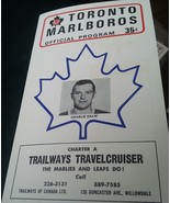 Toronto Marlboros vs HAMILTON   Program dec 13 1970 Junior A Hockey STEV... - $11.07 CAD