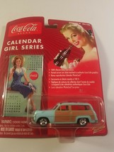 coca cola calendar girl mercury woody car &#39;50 new sealed  - $15.00