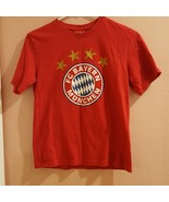 FC Bayern Munchen T-shirt Red 100% cotton Youth 10-12 - $247.51 MXN