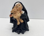 Sister Folk Love One Another Nun with Teddy Bear Maureen Carlson Figurin... - £9.59 GBP