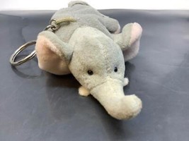 Vintage Lucky Keyring Elephant Keychain Floppy Friends Collection Porte-Clés - £6.47 GBP