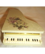 RARE VINTAGE STILE FLORENCE ITALY GRAND PIANO TRINKET BOX - $32.00