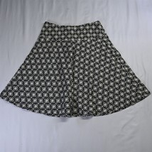 NEW The Limited 6 White Navy Brocade Womens A-Line Skirt - £15.97 GBP