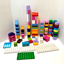 Lego Duplo Mixed Lot of 120 Building Replacement Pieces Various Sizes Colors - £27.74 GBP