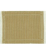 Artisan Handwoven Dollhouse Rug 5&quot;x7&quot; Beige #14, Cotton - £34.69 GBP