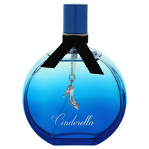 Cinderella Eau De Parfum Spray, Blue & Chrome Silver High Heel 3.4 Oz Disney - $49.00