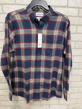 Saddlebred Plaid Shirt Men’s Size L Classic Fit Long Sleeve  Flannel 100% Cotton - £12.44 GBP