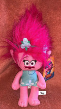 Trolls Poppy Plush Stuffed Toy 13” Doll Dreamworks Toy Factory Girl Pink Hair - £11.96 GBP