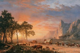 The Oregon Trail by Albert Bierstadt available as Giclee Art Print + Ships Free - £31.17 GBP+