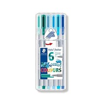 STAEDTLER triplus 0.3 mm 334 Fineliner Superfine Point Pen, Assorted Ocean Colou - £16.10 GBP