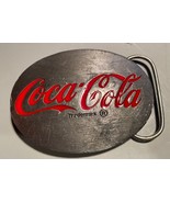 Vintage 1992 Coca Cola Belt Buckle Made In USA. By Siskiyou Brand Scuffed - £7.46 GBP