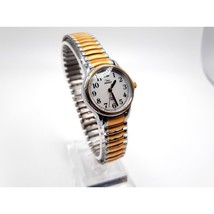 Womens Timex Indiglo Watch New Battery 24mm Two-Tone F9 Expendable Band - £13.50 GBP