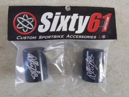 Ninja 250 Bar Ends Black Kawasaki Engraved Sliders 1997-2013 2014 2015 2... - £15.75 GBP