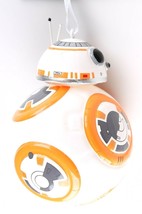 Disney Star Wars BB-8 BB8 Last Jedi Hallmark Blown Glass Christmas Xmas Ornament - £8.01 GBP