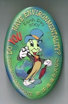 Disney Environmentality Earth Day 2001 pin back button Pinback - £19.34 GBP