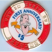 2001 First Anniversary Suncoast Las Vegas Nevada  $5 Casino Chip - $8.95